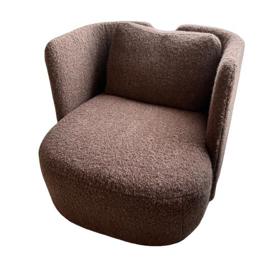 Hudson Swivel Club Chair - Mephistur Tobacco